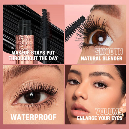 O.TWO.O Eyelash Mascara Lengthening Extension Eyelashes Thicker Waterproof 5D Silk Fiber Extra Volume Eye Mascara Cosmetics
