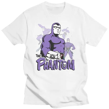 Black t-shirt for male summer brand fashion tee-shirt funny t-shirts men novelty t-shirt The Phantom T-Shirt - Kiss The Ring