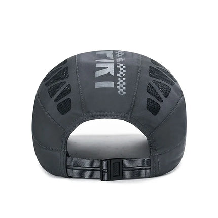 Summer New Sport Alphabet Forward Hat Men's Breathable Mesh Shade Quick Dry Hat Outdoor Sunscreen Cap
