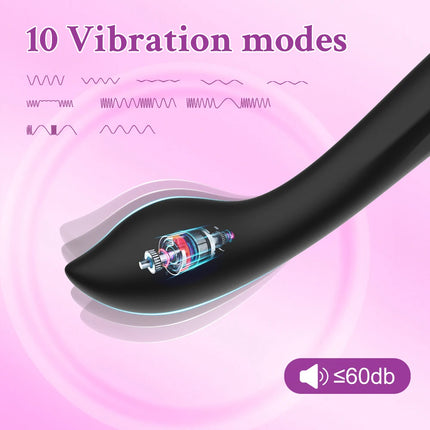Flexible Finger Design High-End Silicone G-Spot Vibrator with Clitoral Stimulation – Waterproof, Quiet, Rechargeable Adult Toy f