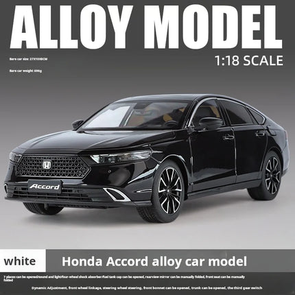 Authorized 1:18 HONDA Eleventh Accord Alloy Car Model Diecasts Metal Vehicles Car Model Simulation Collection Toy mans Gift