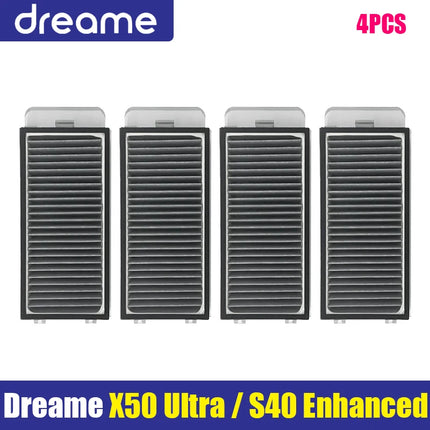 Dreame X50 Ultra / S40 Enhanced Edition Vacuum Cleaner Parts Main Roller Side Brush Hepa Filter Mop Cloth Dust Bag