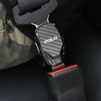 For VW POLO Car Seat Belt Clip Extender Customization Emblem Accessory Personalized Vehicle Seat Buckle Clip