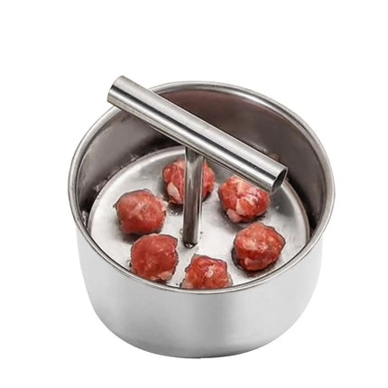 Meatball Making Set 6/12 Hole Press Meatball Maker Stainless Steel Meatball Maker Multifunctional Meat Maker Mold  Kitchen Tools