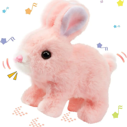 Cute Electronic Plush Toys Interactive Pet Rabbit Toy Sound and Action Features for Fun Playtime Toddler Toys Toys for Kids