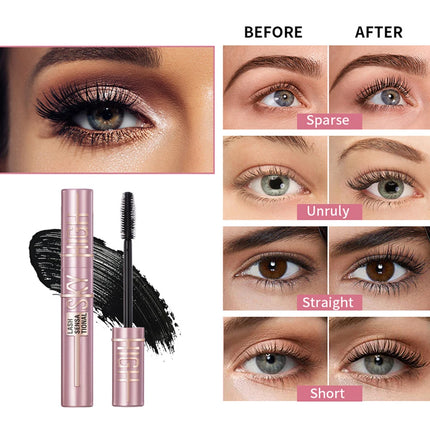 1PCS Natural Curling Mascara Long Lasting Smudge-proof Mascara Brushes Lengthens Eyelashes Waterproof Fast Dry Mascara Cosmetics
