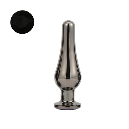 Gun Color Stainless Steel Anal Plug Dildo Sex Toys Products 3 Sizes Butt Plug For Women Sex Adult Game Prostate Massager