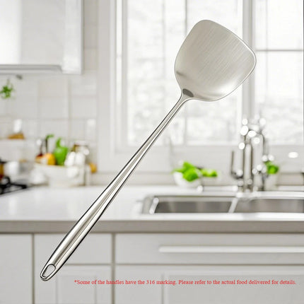 Food Stainless Steel Wok Spatula Metal kitchen utensils Slotted Turner Spoon Ladle Cooking Tools Utensil Set Kitchen Accessories