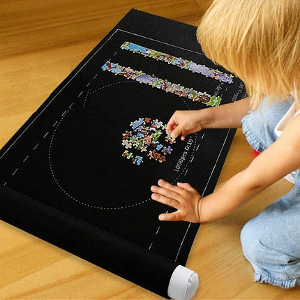 Puzzle Storage Blanket Children Puzzle Toys Multiple Specifications with Bag Portable Parent-child Early Education Gifts