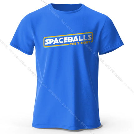 Spaceballs Printed T-Shirt 100% Cotton Oversized Sci-Fi Graphic Tees for Men Women Summer Tops Nerd Streetwear