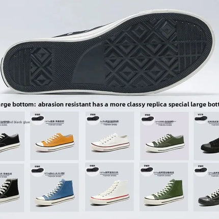 Unisex Casual Canvas Flat Shoes Spring Summer Breathable Rubber Sole Comfortable Slip-On Adults Flat Heel Fashionable Trendy