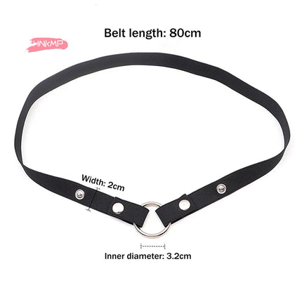 Adjustable Anti-Off Male Chastity Cage Device with Auxiliary Belt And Three-Way Widen Elastic Band Rope Sexy Underwear for Men