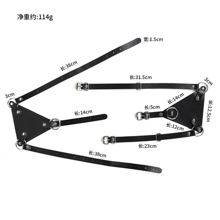 PU Leather Breast Bondage Bra SM Adjustable Sex Harness Belt Erotic Accessories Adult Games Restraint Sexy Toys For Women