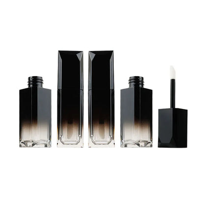 10/20/30/50PCS 5ML Empty Gradient Black Lip Gloss Tubes Cosmetic Lip Balm Cute Bottle Bulk DIY Liquid Lipstick Lip gloss Tube