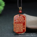 Cinnabar Pendant - M