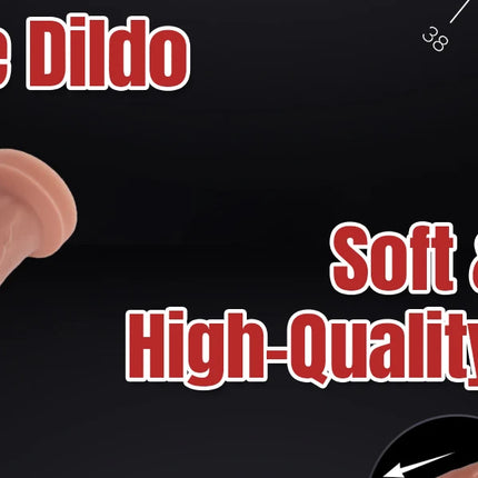 Extra Long Realistic Dildos G-Spot Stimulation Deep Touch Penis Vagina Anal Massage Penetration Dick Sex Toys for Women and Men