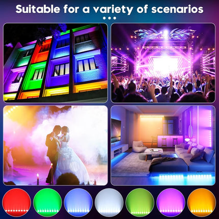 45W RGBW 9LED Wall Wash Light 4in1 Bar Lights Party Disco DJ DMX Strobe Effect Stage