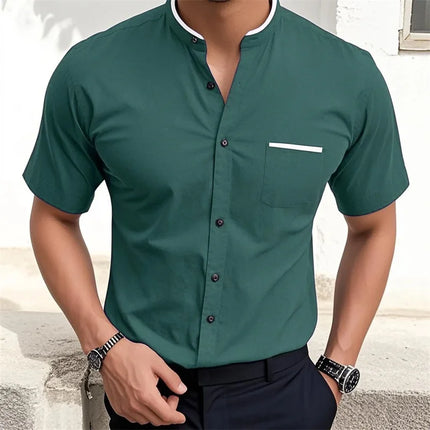 Men's shirts, 3D printed men's tops, plus size business office clothing, XS-6XL, comfortable and soft fabric, fast delivery