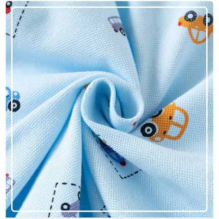 MILANCEL New Summer Kids Polo Shirt 2-6T Cartoon Car Boys T-shirt Korean Version Thin Girls Lapel Tee Children Clothes Tops