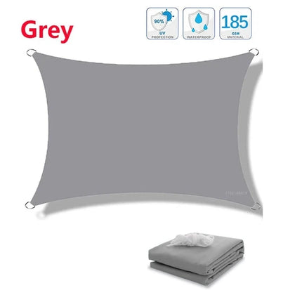 Outdoor Awnings Waterproof Sun Shade Sail Garden Canopi For Terrace Car Canvas Awning Rectangle Pool Sun-Shelter Sunshade Sail