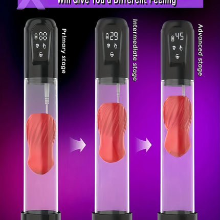 Electric IPX7 Waterdicht Volwassen Speeltjes Lul Vergroter voor Mannen Erectie Penisvergroting Masturbator Speeltjes voor Mannen