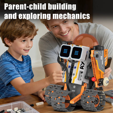 5-in-1 Series Technical Transformer Intelligent Robot Building Block With Remote Control APP Programmable STEM Toy For Kid Adult