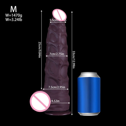 Oversized Sex Shop for Men and Women Sex Product Liquid Silicone G Point Masturbation Butt Plug Adult Sex Toys Anal Plug Auns