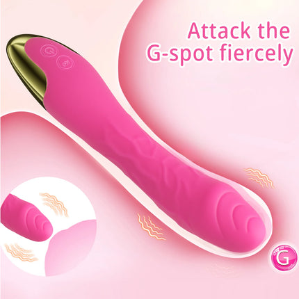 Beginner Vagina Vibrator for Women Clitoris Nipples Stimulator Clit G-Spot Vibrator Female Masturbator Sex Toy for Women 18+