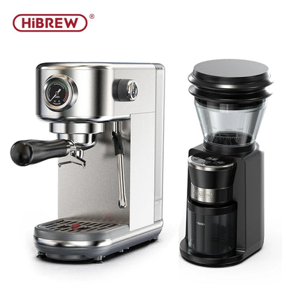 HiBREW 20Bar Semi Automatic Espresso Coffee Machine Temperature Adjustable Cold/Hot Super Slim Coffee Maker Cappuccino H10B