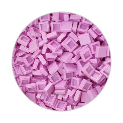 200/330/660pcs MOC Pixel Particles Plate Smooth 1x1 DIY Building Blocks Flat Square Bricks Halloween Christmas Children Toy 3070