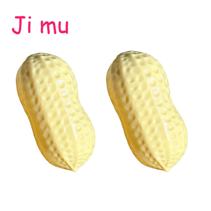 Peanut Squishy Crunchy Stress Ball Squeeze Toy Handmade Squeeze Ball Buttery-Soft Feel Fidget Toy ASMR Sensory Toys for Adults