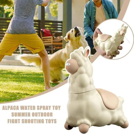 Spitting Llama Water Toy Squirt Gun Alpaca Interactive Water Sprayer with Head-Shaking Summer Backyard Beach Bathtub Water Play