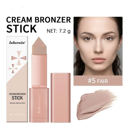 Triangle Bronze Contour Stick Face Sculpting Concealer Cream Cover Dark Circle Hydrating Long Lasting Anti-oxidant Facial Makeup