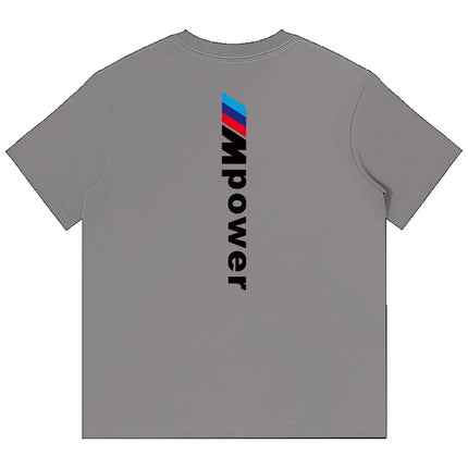 Men's 2026 BMW M POWER Short Sleeved T-shirt Men's Half Sleeved Clothing Custom Team Clothing Motorcycle Riding Clothing Trend
