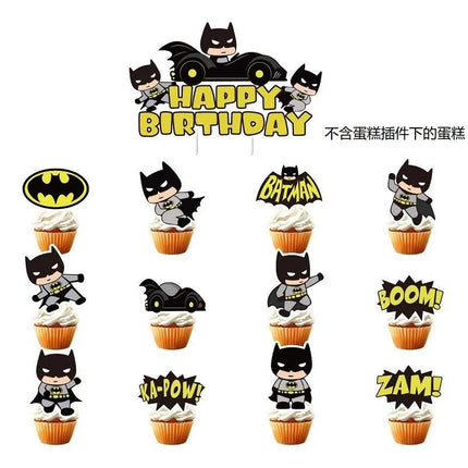 BeastKingdom Batman Anime Cartoon Birthday Party Decoration High Color Value Banner Flag Balloon Set Holiday Atmosphere Dress Up