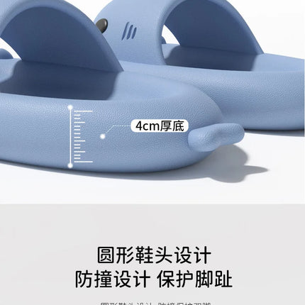 Eyriphy New Design Women Shark Slippers Men Cute Flat Sandals Fashion Cozy Casual Beach Sandals Lovers Home Lovely Bathroom Shoe