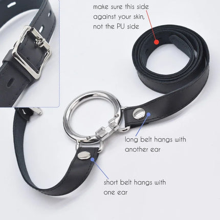 Chastity Cage PU Leather Anti-off Auxiliary Belt Anti-off Male Penis cage Adjustable Rope Chastity Lock Accessories sexyshop
