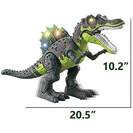 Large Electric Dinosaur Toy Jurassic Park World Walking Dinosaur Robot With LED Light Sound Tyrannosaurus Rex Toys For Boys Kids