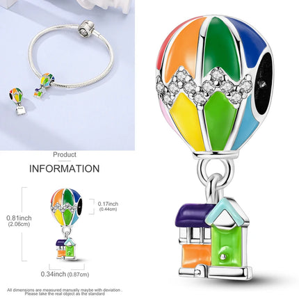 New 925 Sterling Silver Cactus Four Leaf Clover Charm Spring Green Series Bead Pendant For Original Beads Bracelet DIY Jewelry