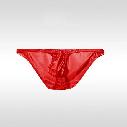 Japanese Men's Underwear Upturned Style Narrow Side Triangle Panties Low Waist Sexy Tight Half Wrap Buttocks Briefs