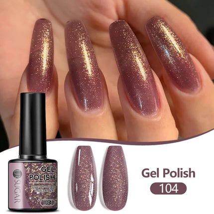 UR SUGAR 7ML Nail Gel Fresh Macaron 107 Colors All For Manicure Semi Permanent Soak Off LED UV Long-Lasting Nail Art Varnish
