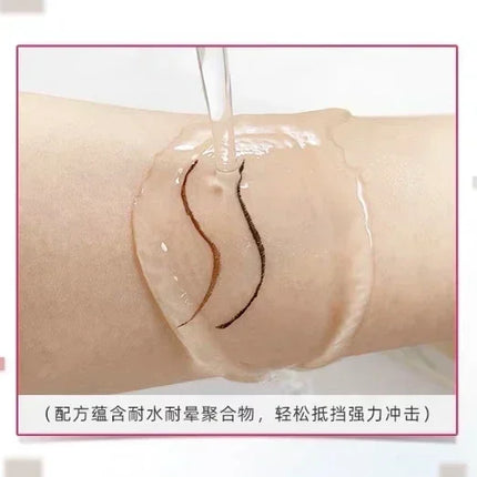 KISS ME make up Quick-drying Waterproof Black Eyeliner Long-lasting Liquid Eyeliner Smoothing Makeup Tool for Women