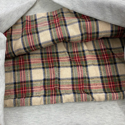 Unisex American Hip-Hop Plaid Print Loose Hoodie Y2K Pullover for Autumn Winter Men Women