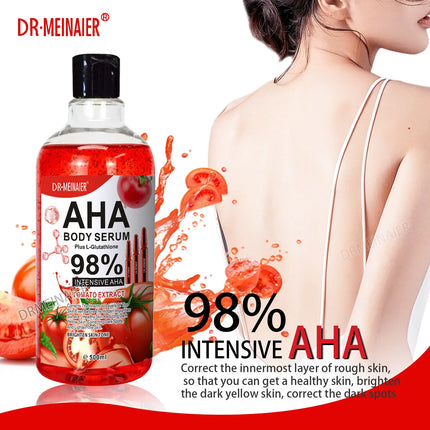 500ml AHA Moisturizing Face Serum Gentle Firming Repair Skin Arbutin Hydrating Brightening Body Serum for Women Men
