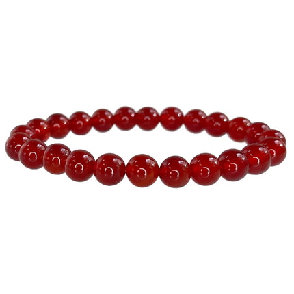 Natural Stone Pink Zebra Beaded Bracelet 6/8mm Dalmatian Jasper Rhodochrosite Agate Bracelet Gemstone Beads Bracelet