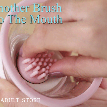 Breast Enlargement Suction Vibrator Rotating  Tongue Licking Vacuum Pump chest Massager Nipple Stimulation Masturbator Sex