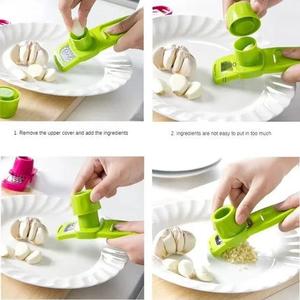 Garlic Peeler Ginger Garlic Press Grinding Grater Planer Slicer Garlic Crusher Chopper Cooking Tool For Kitchen Grater Grinder