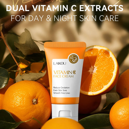 LAIKOU Vitamin C Face Cream Moisturizing Nourishing Japan Sakura Creams Uniform Skin Tone Beauty Facial Skin Care Product