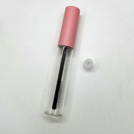 10/30/50/100pcs Empty 10ml Mascara Tubes Eyelash Growth Liquid Tube Matte Pink/Clear Tube Eyebrow Dye Cream Makeup Container