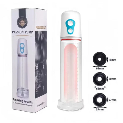 Electric Penis Pump Penis Enlarger Delayed Ejaculation Vacuum Pump Penile Bigger Trainer  Male Masturbator Adult products